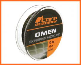 Carp Academy Omen Skinbraid Bevonatos 25Lbs Olive, Előkezsinór