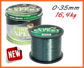 Carp Expert Dark Green Fém Dobozos Szuper Erős 1200m 0.35mm, Horgász Zsinór