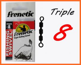 Frenetic Triple Rolling Swiwel Hármas Forgók 7db 8-as 890808