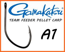 Gamakatsu A1 Team Feeder Pellet Carp 10db 6-os, Feeder Horog