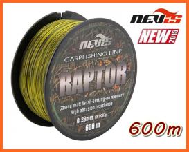 Raptor Speciális Molekula Szerkezetű 600m 0.32mm 13,7kg Zsinór