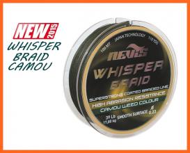 Nevis Whisper Magas Kopásálló Terepszínű 0,30 mm, 100m, Fonott Zsinór