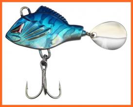 Reiva Jigging Spinner Villantós Wobbler Blue Silver 10g 1db/csomag