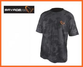 Savage Gear Black Tee Póló L-es