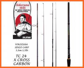 Silstar Yokozuna Senso Carp 2 Részes 3,9m 3,5lbs, Bojlis Bot