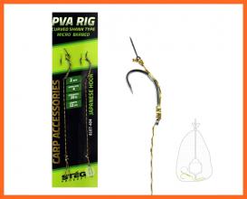 Stég Product Pva Előkötött Horog Csalitüskével 12cm 4-es 2db/csomag