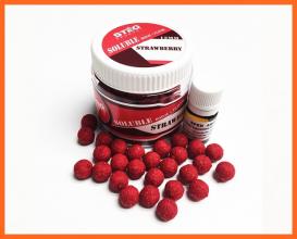 Stég Product Soluble Oldódó Horgász Bojli 12mm Epres