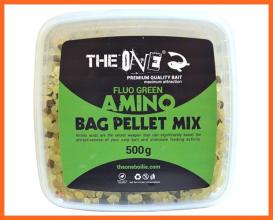 The One Amino Bag Horgász Pellet Mix Fluo Green 500g