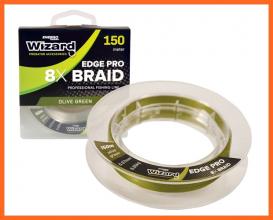 Wizard Edge Pro X8 Fonott Zsinór Olive 150m 0.12mm 11.12Kg