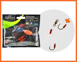 Wizard Surface Mono Rig Classic Harcsázó Előke 7.0-9.0-ás Horoggal