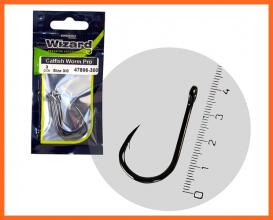 Wizard Worm Pro Brazed Harcsázó Horog 3.0-ás 3db/csomag