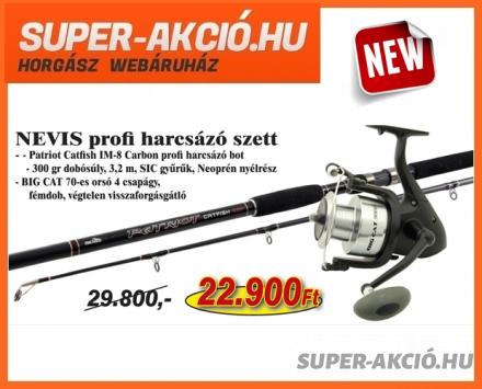 Akciós Nevis Parti Harcsázó Horgászbot Szett