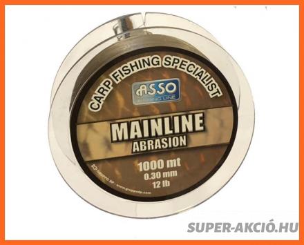 Asso Carp Mainline Abrasion Terep 1000m 0,28mm Horgász Zsinór