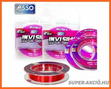Asso Invisilk 300m 0,24mm Távdobó Horgász Zsinór