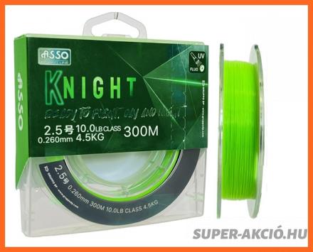 Asso Knight Távdobó Horgász Zsinór 300m 0.235mm 3.6Kg