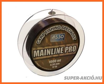 Asso Mainline Pro Barna 1000m 0,28mm Horgász Zsinór