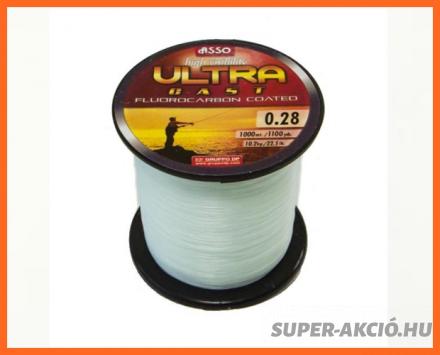 Asso Ultra Cast Fluorocarbon Fehér 1000m 0,20m Horgász Zsinór