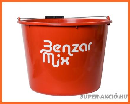 Benzár Mix 12 Literes Piros Színű Horgász Vödör