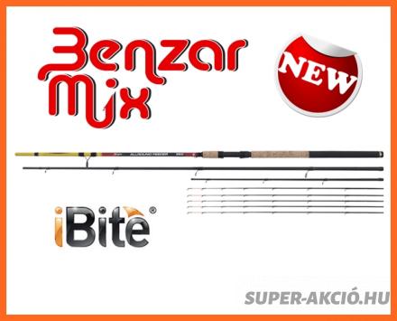Benzár Mix Allround Világító Spicces Feeder Horgászbot 3,9m 110gr