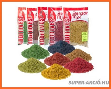 Benzár Mix Mikro Horgász Pellet 800gr Blue Magic Kék Varázs