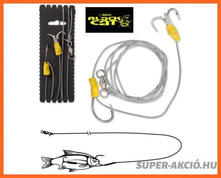 Black Cat Buoy Boat Kész Szerelék XL-es, Harcsázó Felszerelések