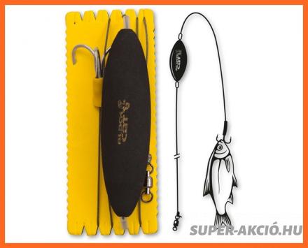 Black Cat U Float Rig Hármas Horoggal 3/0-ás Harcsázó Kiegészítők