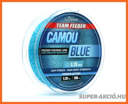 By Döme Team Feeder Blue Monofil Horgász Zsinór 300m 0,20mm