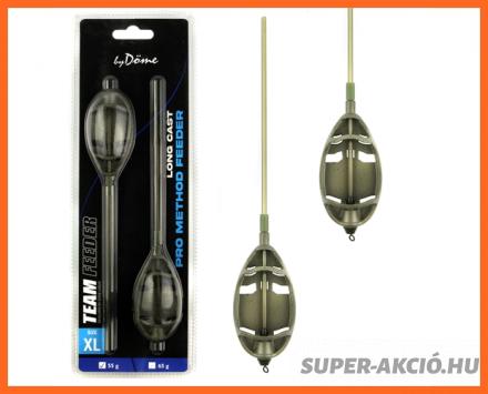 By Döme Team Feeder Long Cast Távdobó Etetőkosár 65Gr 2db