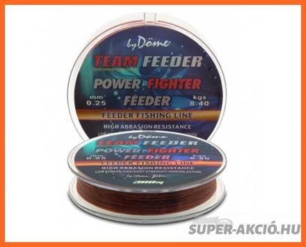 By Döme Team Feeder Power Fighter 300m 0,22mm Horgász Zsinór