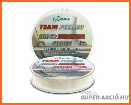 By Döme Team Feeder Super Sensitive 300m 0,20mm Horgász Zsinór