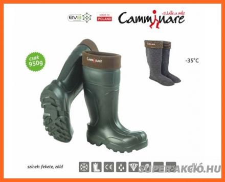 Camminare -35C Horgász Csizma Zöld Színben 46-os