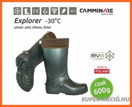 Camminare Explorer Zöld Színű -30C Horgász Csizma 42-es