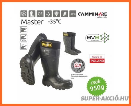Camminare Master Eva Fekete -35C Horgász Csizmák 46-os