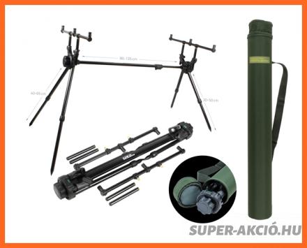 Carp Aacemy Tube 3 Botos Horgász, Rod Pod