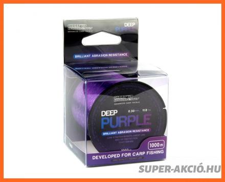 Carp Academy Deep Purple Monofil Horgász Zsinór 1000m 0,28mm
