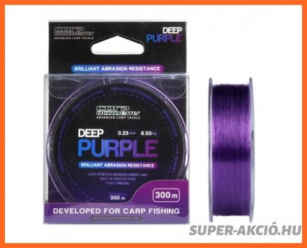 Carp Academy Deep Purple Monofil Horgász Zsinór 300m 0,25mm