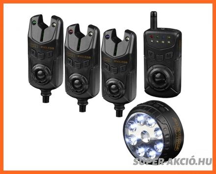 Carp Academy Endless Elektromos Kapásjelző Szett 3+1 Okos Sátorlámpával