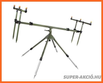 Carp Academy Silencer Középső Támaszos 4 Lábú, Rod Pod