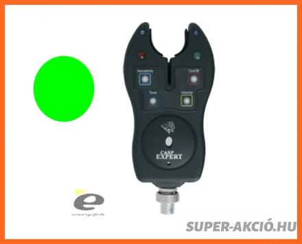 Carp Expert Digitális Elektromos Kapásjelző Zöld