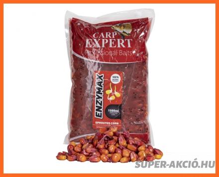 Carp Expert Enzymax Csíráztatott Kukorica Szemes Csali Eper Halas 1,5kg