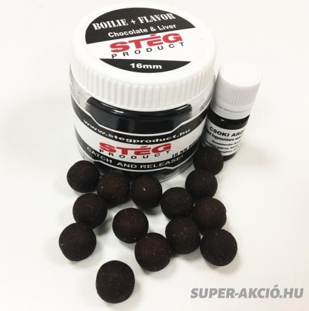 csalizó horgász bojlik 16mm csokis májas