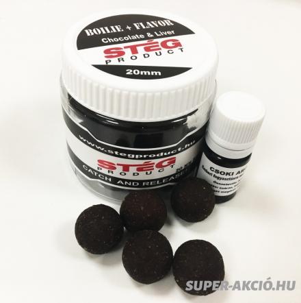 csalizó horgász bojlik 20mm csokis májas