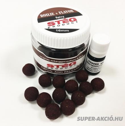 csalizó horgász bojlik 16mm fűszeres