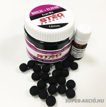 csalizó horgász bojlik 12mm gyümölcs mix