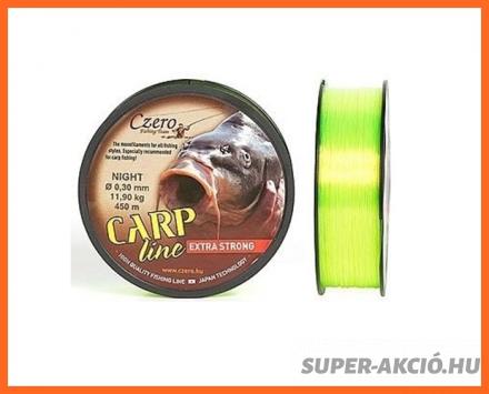 Czero Carp Line Extra Strong Zöld Horgász Zsinór 450m 0,20mm