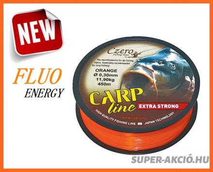 Czero Fluo Energy 450m 0.20mm, Fluo Narancs Zsinór