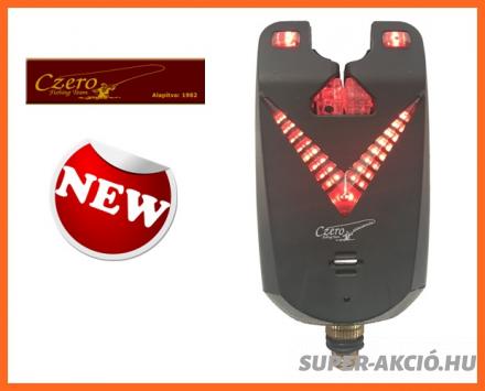 Czero Predator Extra Fényerős Elektromos Kapásjelző Piros