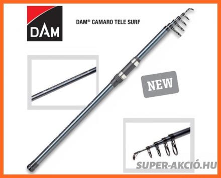 Dam Camaro Tele Surf 3,9m 80-150gr Teleszkópos Horgászbot