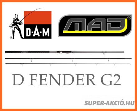 Dam Mad D Fender G2-es Széria 3 Részes 3,6m 3 Lbs Bojlis Bot