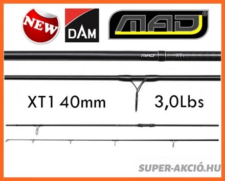 Dam Mad XT1 40mm 3m 2 Részes 3,0lbs Bojlis Horgászbot